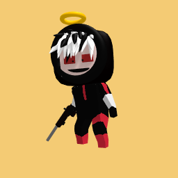 My oc hood two eyes open