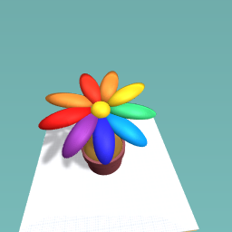 My rainbow flower