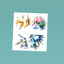 M charizard x M charizard y M venusaur M blastoise toy