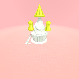 gold cupcake
