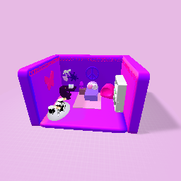 Cool, all purple dream room!