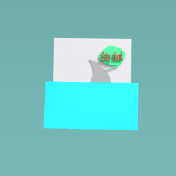 Shark saying baby shark