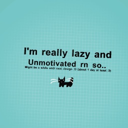Unmotivation !!!