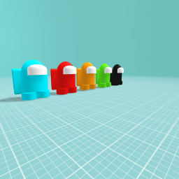 Among us characters!