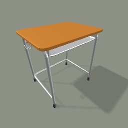 I created this school desk with blender
