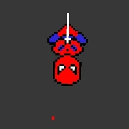 Pixel spiderman