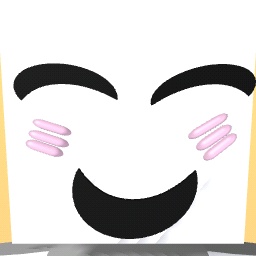 the happy face from roblox