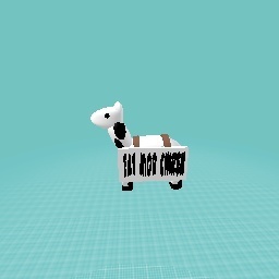 Indys cow horse from bluey(chick fil a themed)