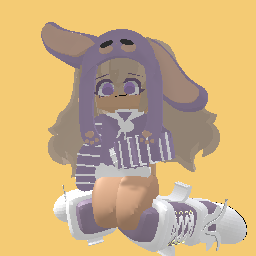 Cute purple girl