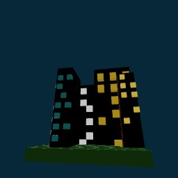 Buildings at night