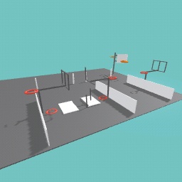 college basketball court outdoor