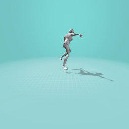 Front flip girl