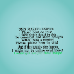 Makers empire please read!