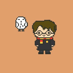 Harry potter and hedwig!