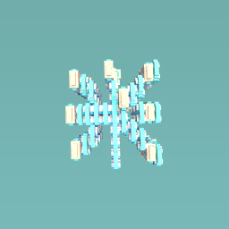 Snowflake of pacman and building
