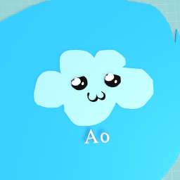 Cute japenese "blue: Ao" background :3