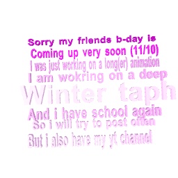 Ill try posting more often