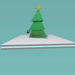 Letters cgristmas tree