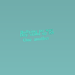 Bullying no way day