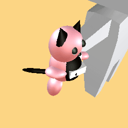 Pink kitty plushy