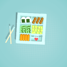 dis my first time making a bento<3