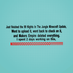 NOOOOOOOOOOOOOOOOOOOOOOOO!!!!!!!!