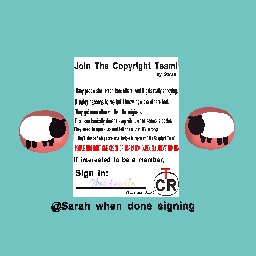 Join Copyright Team Today!