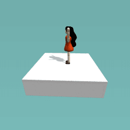 me first 3D Design happy girl