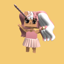 Cute lover girl with love power