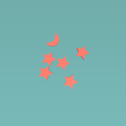 Moon whith stars
