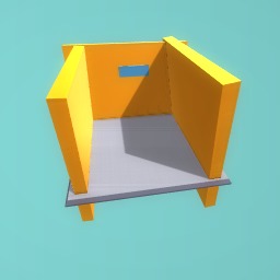 Go in a big room in the rocket with air