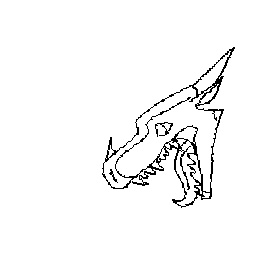 How i draw dragon heads 2