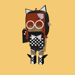 Pastel girl with black hoodie hope you guys like