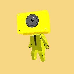 gold speaker man