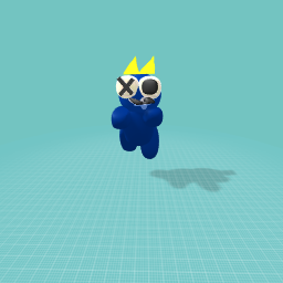 Blue rainbow friend