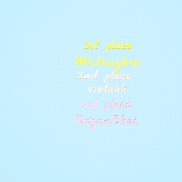congrats :3