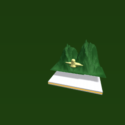 Bird with the angel wings