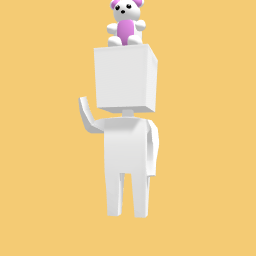 My polar bear friend on your head