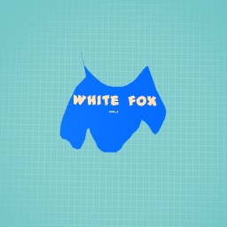 White fox jumper blue