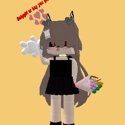 Bunny stuff and flowers for babygirl or boy you pick @///v///@