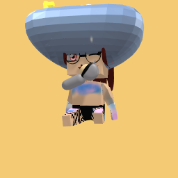 Girl taking a bath with her baby