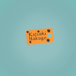 Katsuki bakougo keychain