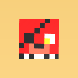 foxy in fnaf 1 but in minecraft face