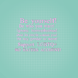 Please do all of these :)