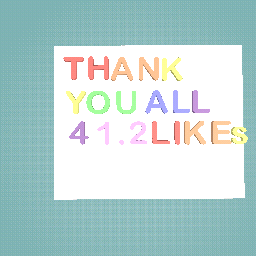 THANK YOU FOR 1.2LIKES