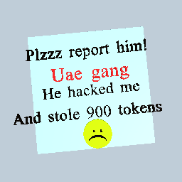 Report uae gang!! Plzz