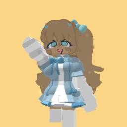 Cute kawai blue girl