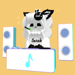 my new oc UwU '' (shes a dj