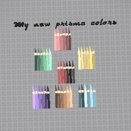 My new prisma colors!!