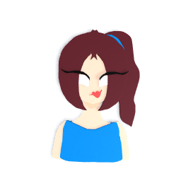I made her face :3
